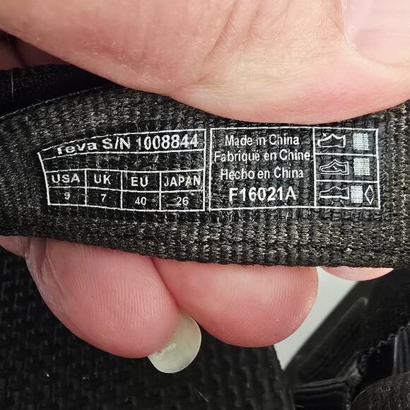 Teva Flatform Universal Sandal Black Size 9 - Picture 8 of 8